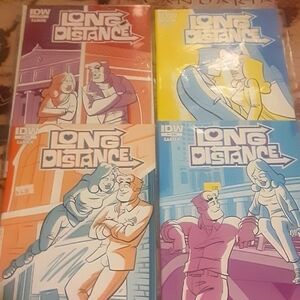 IDW Comics Long Distance comic book set Thomas Zahler. Issues 1,2,3,4 complete